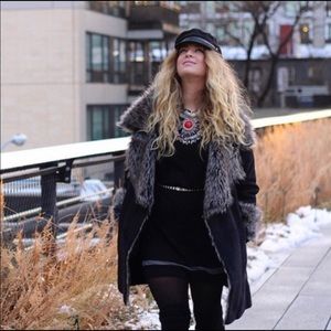 Romeo and Juliet faux shearling jacket